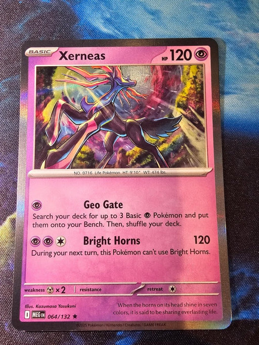 Pokemon Xerneas 064/132 ME01: Mega Evolution Holo - Eterna Cards