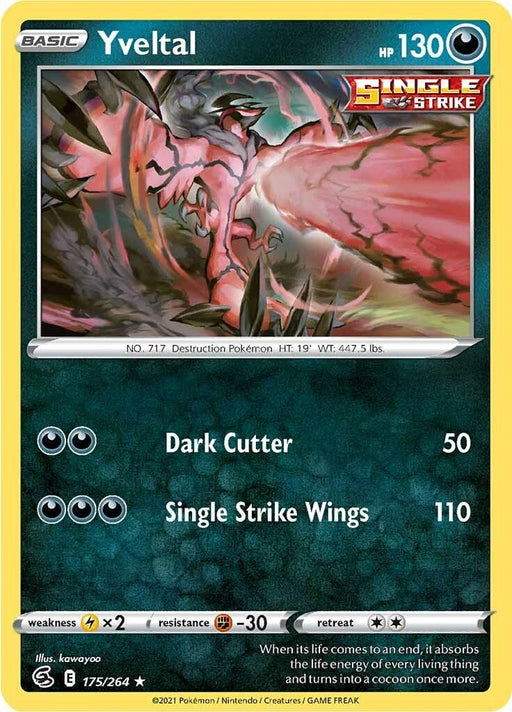 Pokemon Yveltal 175/264 SWSH08: Fusion Strike Normal - EternaCards
