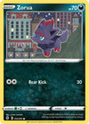 Pokemon Zorua 102/203 SWSH07: Evolving Skies Reverse Holo