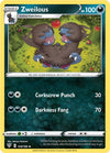 Pokemon Zweilous 109/189 SWSH03: Darkness Ablaze Reverse Holo