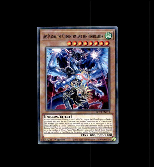 (Preorder) YuGiOh Ars Magna the Corruption and the Purification BETB-EN019 Beyond the Brave 1St Edition - Eterna Cards