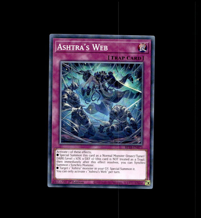 (Preorder) YuGiOh Ashtra's Web BETB-EN073 Beyond the Brave 1St Edition - Eterna Cards