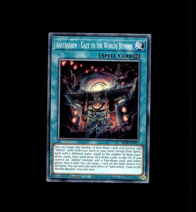 (Preorder) YuGiOh Ashtrashen - Gate to the Worlds Beyond BETB-EN057 Beyond the Brave 1St Edition - Eterna Cards
