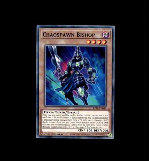 (Preorder) YuGiOh Chaospawn Bishop BETB-EN089 Beyond the Brave 1St Edition - Eterna Cards