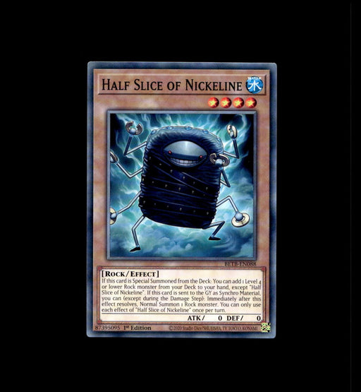(Preorder) YuGiOh Half Slice of Nickeline BETB-EN088 Beyond the Brave 1St Edition - Eterna Cards
