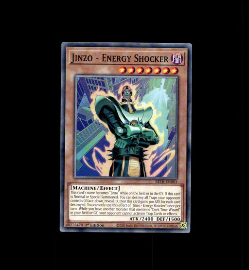 (Preorder) YuGiOh Jinzo - Energy Shocker BETB-EN003 Beyond the Brave 1St Edition - Eterna Cards