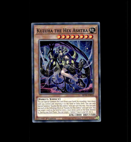(Preorder) YuGiOh Kuzuha the Hex Ashtra BETB-EN010 Beyond the Brave 1St Edition - Eterna Cards