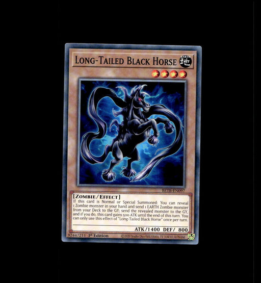 (Preorder) YuGiOh Long-Tailed Black Horse BETB-EN097 Beyond the Brave 1St Edition - Eterna Cards