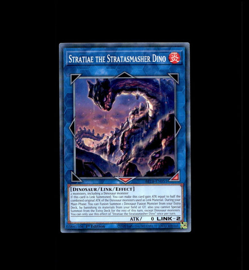 (Preorder) YuGiOh Stratiae the Stratasmasher Dino BETB-EN051 Beyond the Brave 1St Edition - Eterna Cards