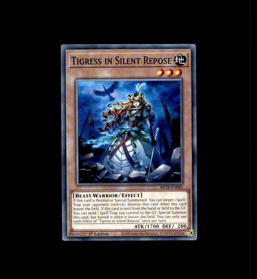 (Preorder) YuGiOh Tigress in Silent Repose BETB-EN082 Beyond the Brave 1St Edition - Eterna Cards