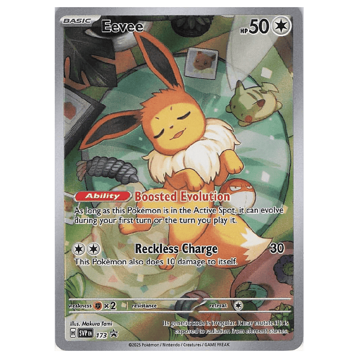 Prismatic Evolutions Eevee SVP 173 Promo Card (Sealed) - EternaCards