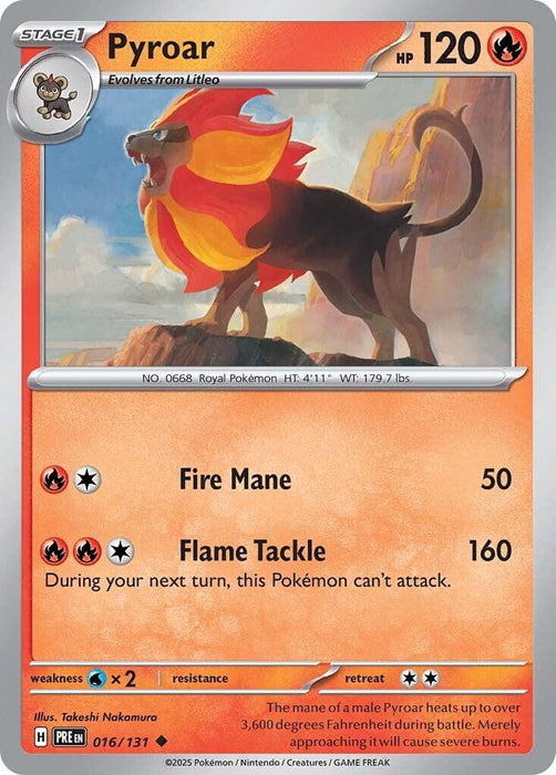 Pyroar [PRE - 016/131] - EternaCards