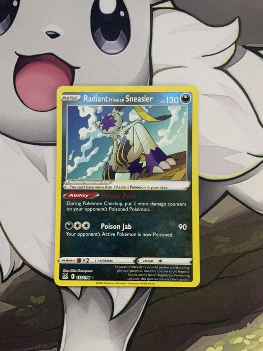 Radiant Hisuian Sneasler 123/196 - Holo Rare - Pokémon Lost Origins - EternaCards