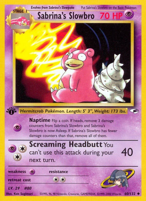 Sabrina's Slowbro [G1 - 060/132] - EternaCards