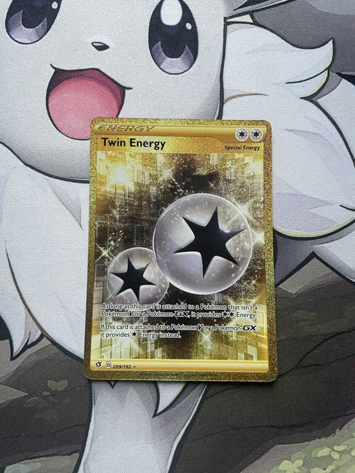 Twin Energy 209/192 - Rebel Clash - Secret Rare - Full Art - EternaCards