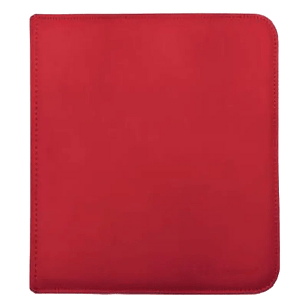 Ultra Pro Vivid 12 - Pocket Zippered PRO - Binder: Red - EternaCards