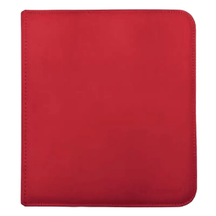 Ultra Pro Vivid 12 - Pocket Zippered PRO - Binder: Red - EternaCards