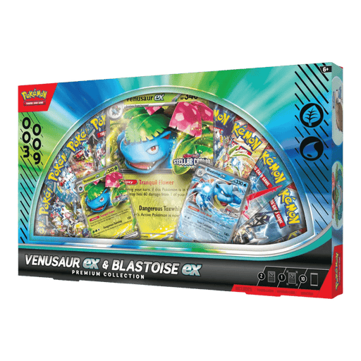 Venusaur ex & Blastoise ex Premium Collection Box - EternaCards