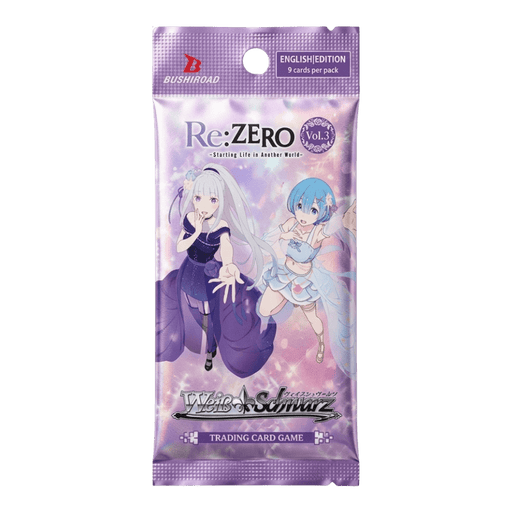 Weiss Schwarz Re:ZERO -Starting Life in Another World- Vol.3 Booster Pack - Eterna Cards
