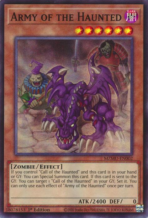 YuGiOh Army of the Haunted MZMU-EN002 Maze of Muertos 1st Edition - EternaCards