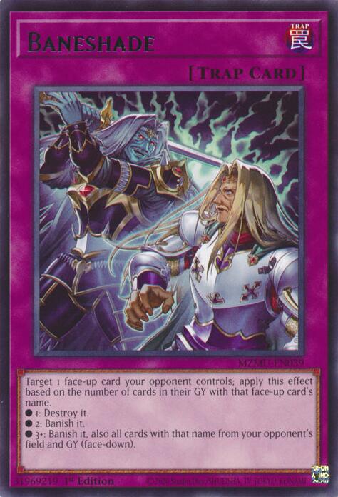 YuGiOh Baneshade MZMU-EN039 Maze of Muertos 1st Edition - EternaCards