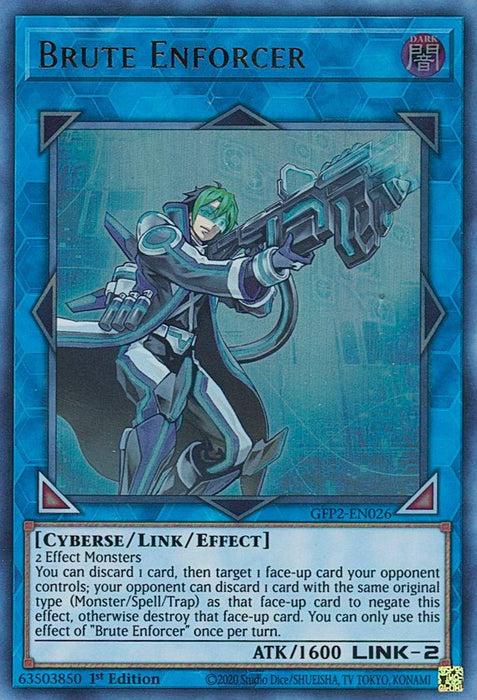 YuGiOh Brute Enforcer GFP2-EN026 Ghosts From the Past: The 2nd Haunting 1st Edition - EternaCards
