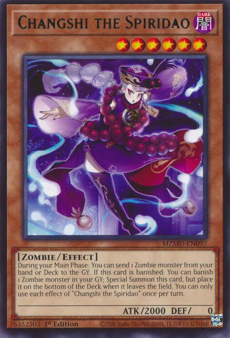 YuGiOh Changshi the Spiridao MZMU-EN097 Maze of Muertos 1st Edition - EternaCards