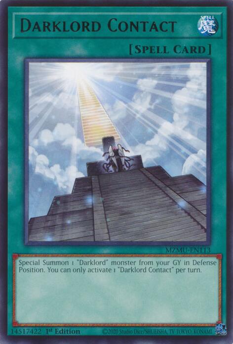 YuGiOh Darklord Contact MZMU-EN113 Maze of Muertos 1st Edition - EternaCards