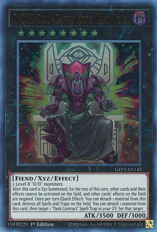 YuGiOh D/D/D Duo-Dawn King Kali Yuga GFP2-EN142 Ghosts From the Past: The 2nd Haunting 1st Edition - EternaCards