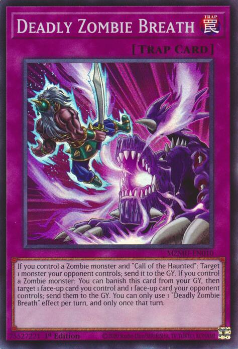 YuGiOh Deadly Zombie Breath MZMU-EN010 Maze of Muertos 1st Edition - EternaCards