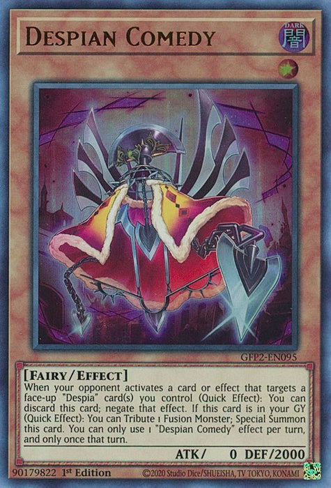 YuGiOh Despian Comedy GFP2-EN095 Ghosts From the Past: The 2nd Haunting 1st Edition - EternaCards