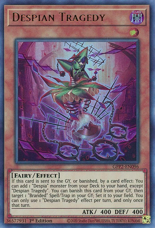 YuGiOh Despian Tragedy GFP2-EN096 Ghosts From the Past: The 2nd Haunting 1st Edition - EternaCards