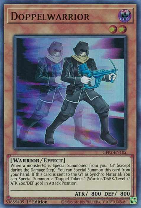 YuGiOh Doppelwarrior GFP2-EN102 Ghosts From the Past: The 2nd Haunting 1st Edition - EternaCards