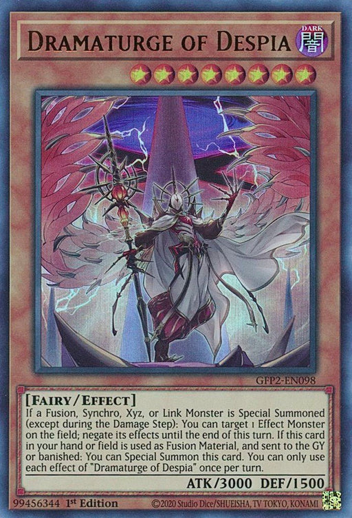 YuGiOh Dramaturge of Despia GFP2-EN098 Ghosts From the Past: The 2nd Haunting 1st Edition - EternaCards