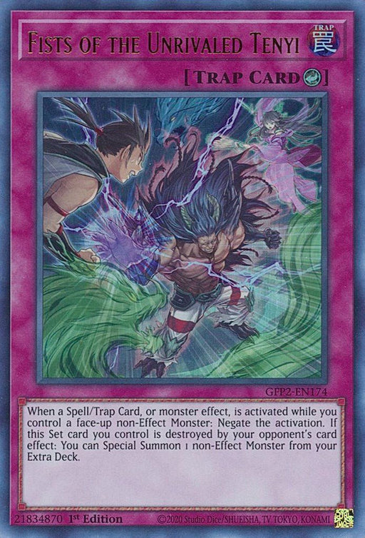 YuGiOh Fists of the Unrivaled Tenyi GFP2-EN174 Ghosts From the Past: The 2nd Haunting 1st Edition - EternaCards