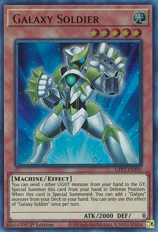 YuGiOh Galaxy Soldier GFP2-EN105 Ghosts From the Past: The 2nd Haunting 1st Edition - EternaCards
