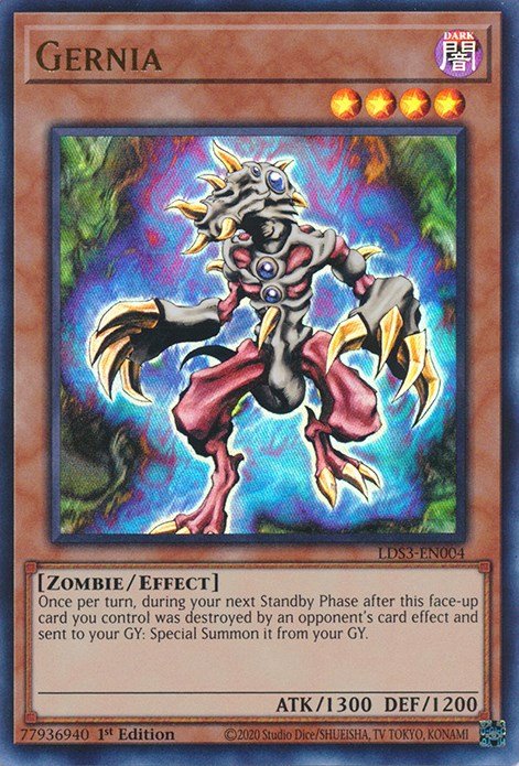 YuGiOh Gernia LDS3-EN004 Legendary Duelists: Season 3 1st Edition - EternaCards