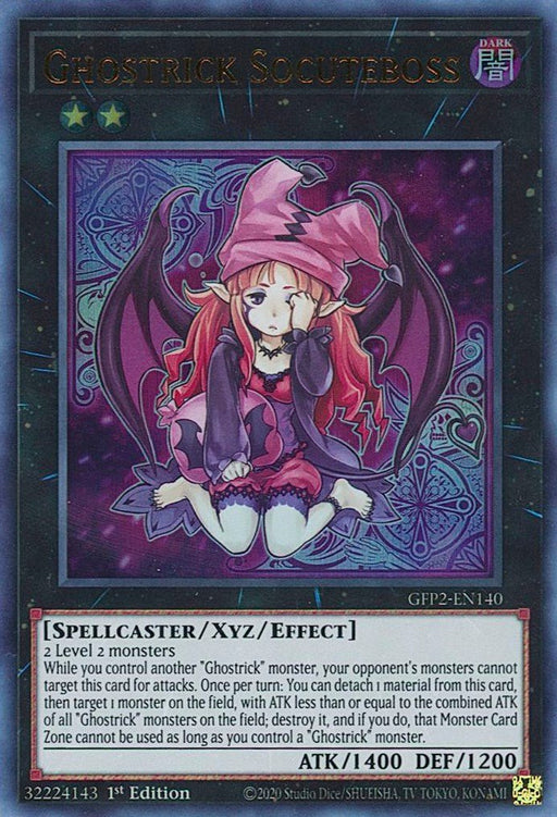 YuGiOh Ghostrick Socuteboss GFP2-EN140 Ghosts From the Past: The 2nd Haunting 1st Edition - EternaCards