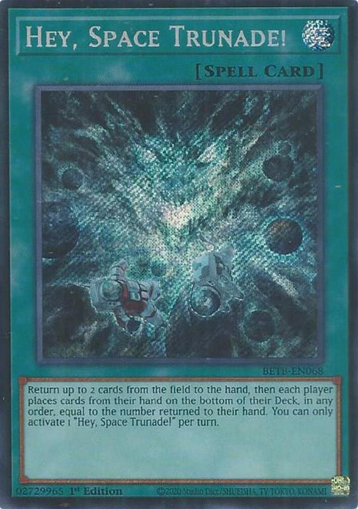 YuGiOh Hey, Space Trunade! BETB-EN068 Beyond the Brave 1St Edition - Eterna Cards