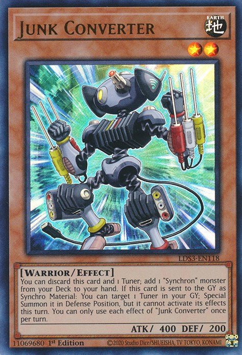 YuGiOh Junk Converter LDS3-EN118 Legendary Duelists: Season 3 1st Edition - EternaCards