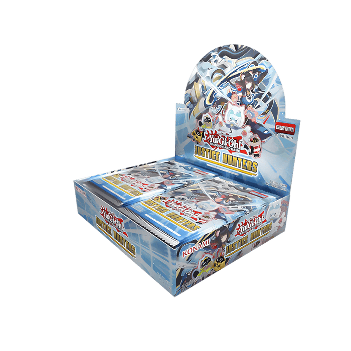 YuGiOh! Justice Hunters Booster Box Case (12 Boxes) (1st Edition) - EternaCards