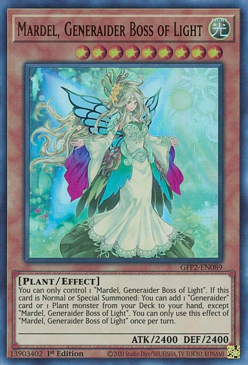 YuGiOh Mardel, Generaider Boss of Light GFP2-EN089 Ghosts From the Past: The 2nd Haunting 1st Edition - EternaCards