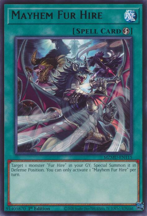 YuGiOh Mayhem Fur Hire MZMU-EN115 Maze of Muertos 1st Edition - EternaCards