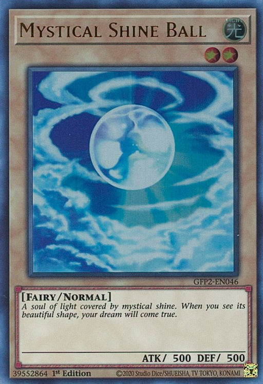 YuGiOh Mystical Shine Ball GFP2-EN046 Ghosts From the Past: The 2nd Haunting 1st Edition - EternaCards