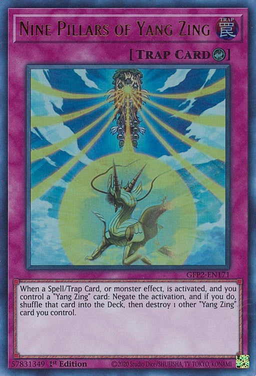 YuGiOh Nine Pillars of Yang Zing GFP2-EN171 Ghosts From the Past: The 2nd Haunting 1st Edition - EternaCards