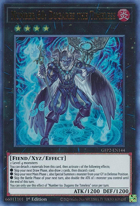 YuGiOh Number 60: Dugares the Timeless GFP2-EN144 Ghosts From the Past: The 2nd Haunting 1st Edition - EternaCards