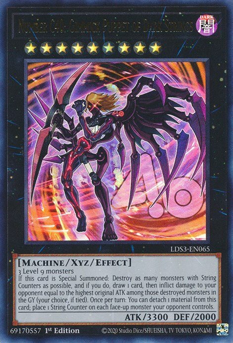 YuGiOh Number C40: Gimmick Puppet of Dark Strings LDS3-EN065 Legendary Duelists: Season 3 1st Edition - EternaCards