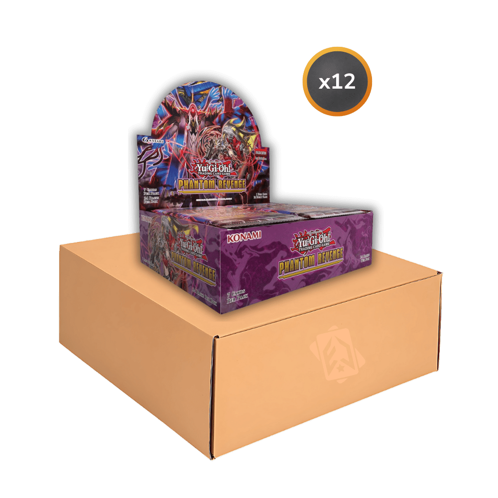 YuGiOh! Phantom Revenge Booster Box Case (12 Boxes) EternaCards YuGiOh! Phantom Revenge Booster Box Case (12 Boxes) EternaCards