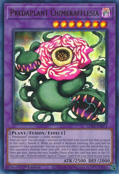 YuGiOh Predaplant Chimerafflesia LDS3-EN074 Legendary Duelists: Season 3 1st Edition - EternaCards