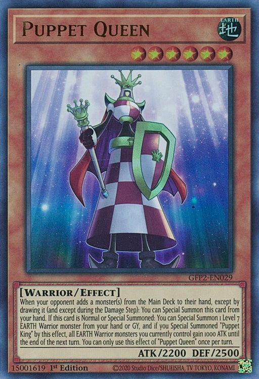 YuGiOh Puppet Queen GFP2-EN029 Ghosts From the Past: The 2nd Haunting 1st Edition - EternaCards